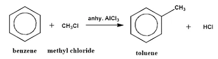 Formation of methylbenzene